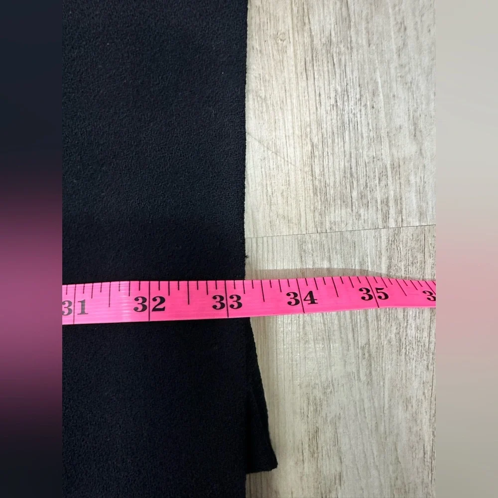 Pendleton Black Long Lined Midi 100% Virgin Wool Pencil Skirt 8